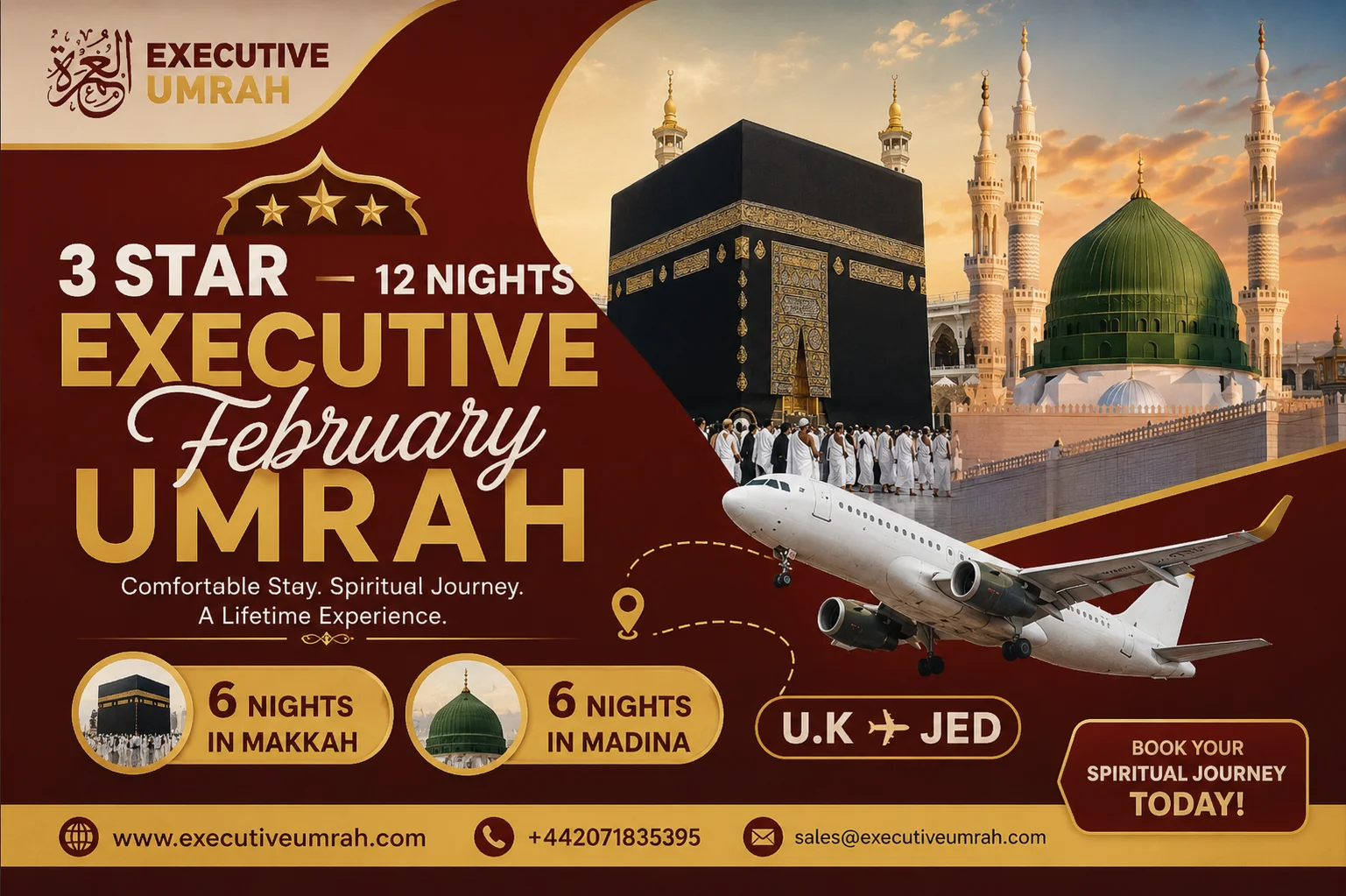 12 Nights Executive February Umrah